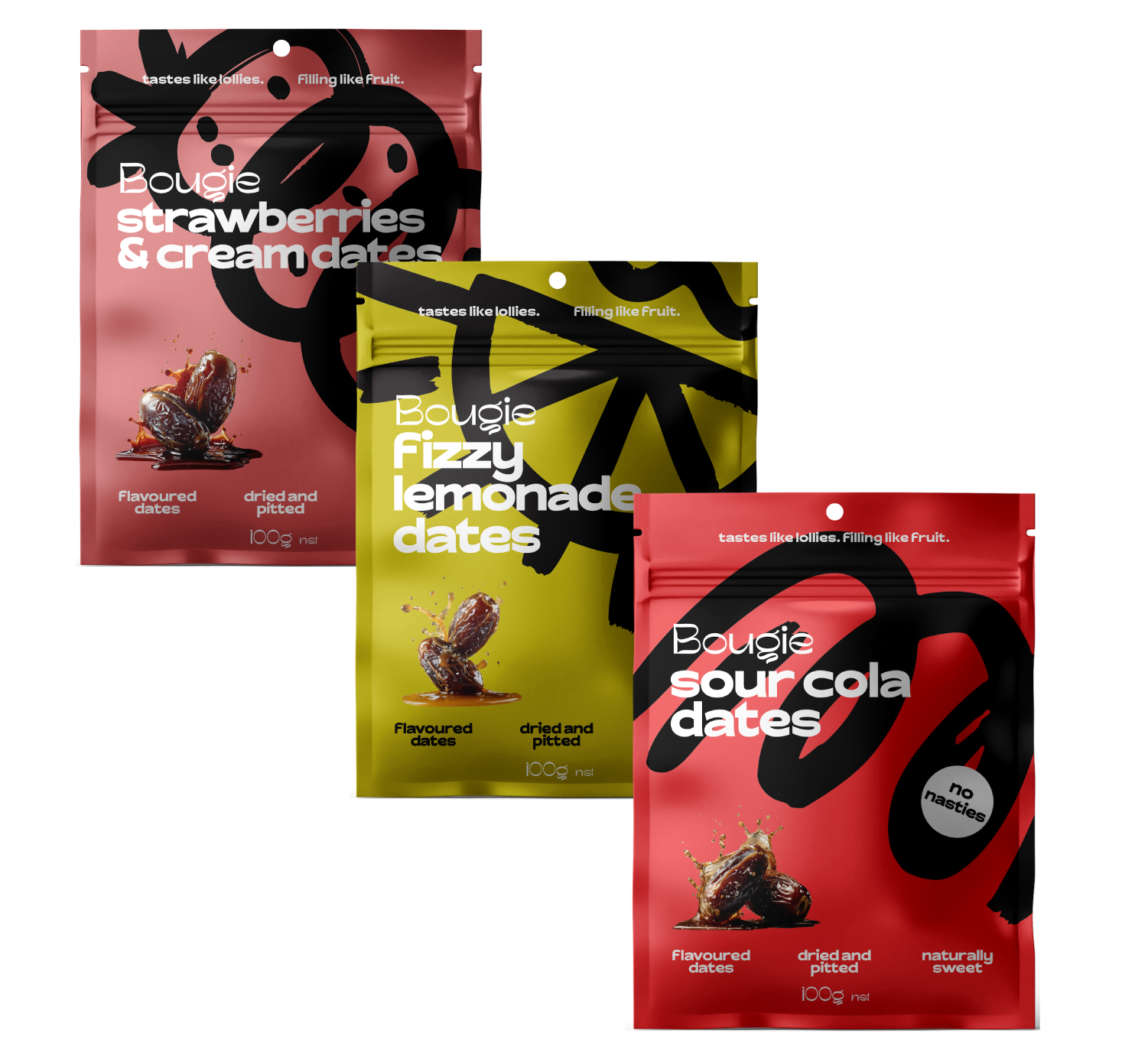 Bougie 'Mixed Bag' Dates (8 x 100g)