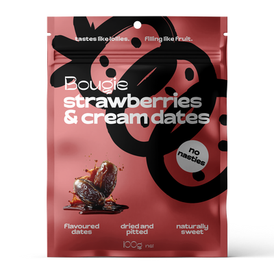 Bougie Strawberries & Cream Dates (100g)