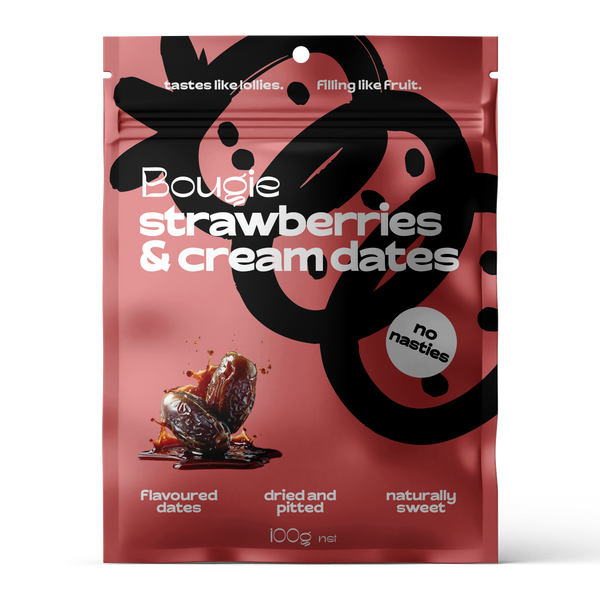 Bougie Strawberries & Cream Dates (100g)