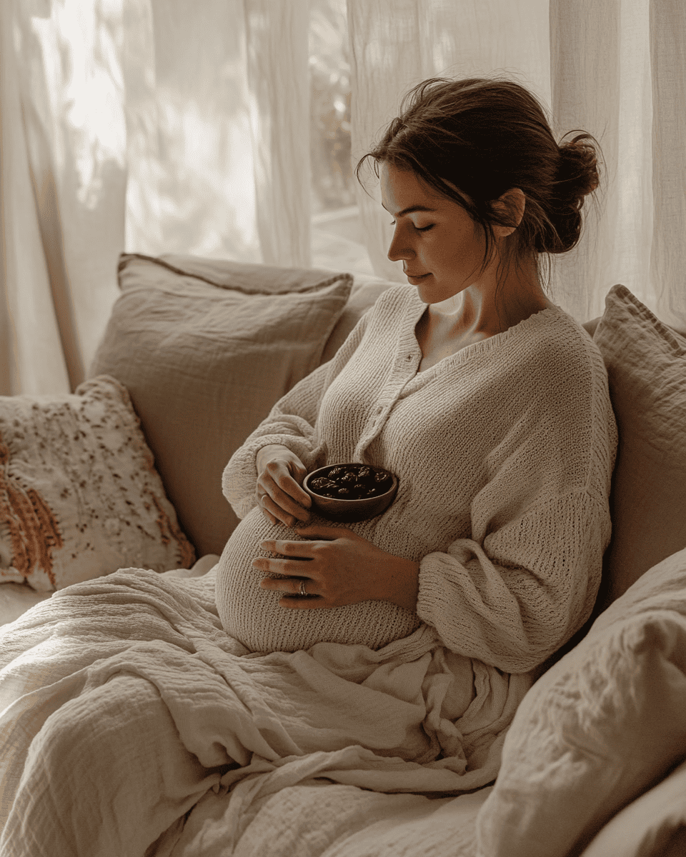 Pregnancy snack dates - eating bougie dates while pregnant